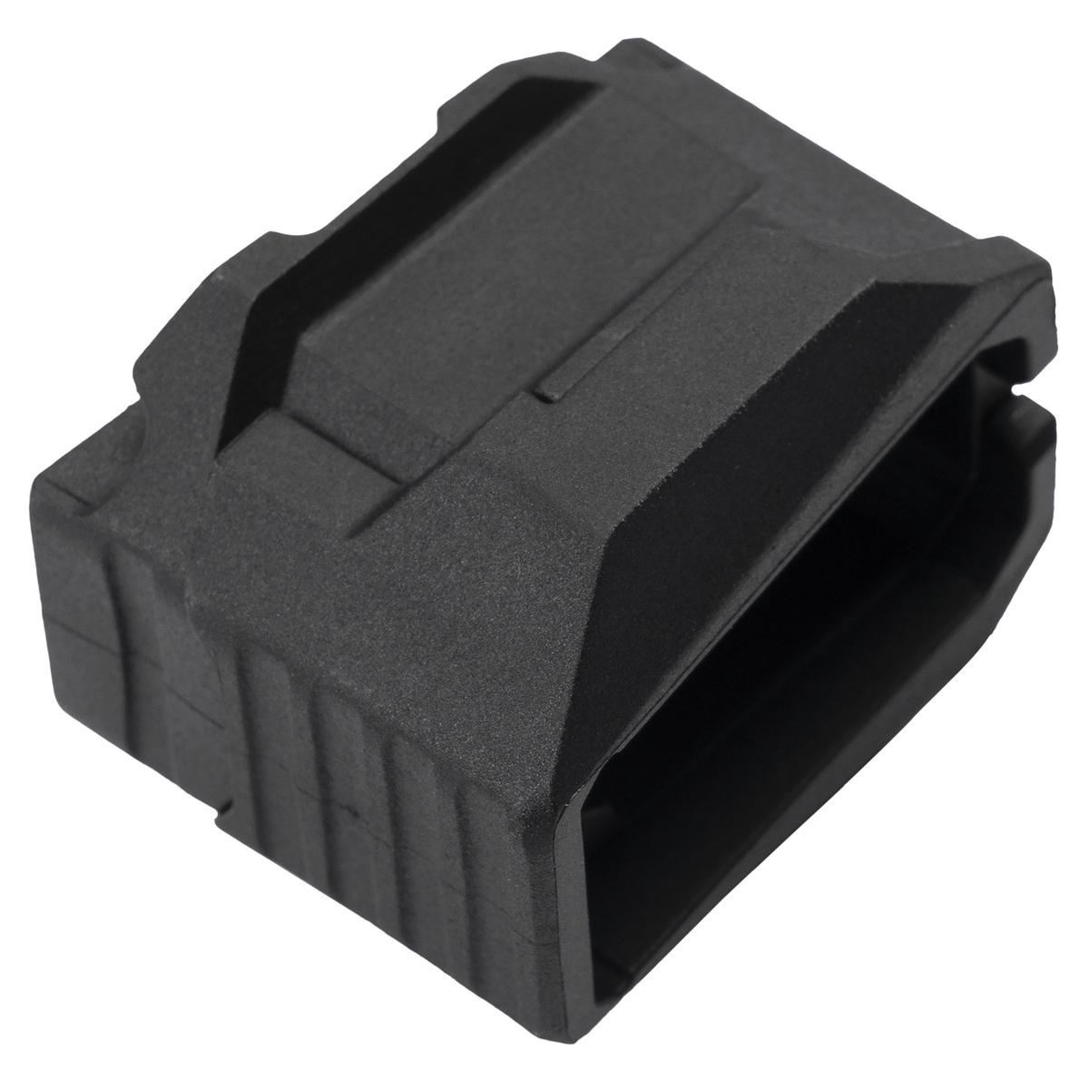 Strike Industries M-LOK Stacked Angled Grip, Black - Tactical Angled Grip for Enhanced Weapon Control and Stability - SI-AR-CMS-SAF - Strike Industries