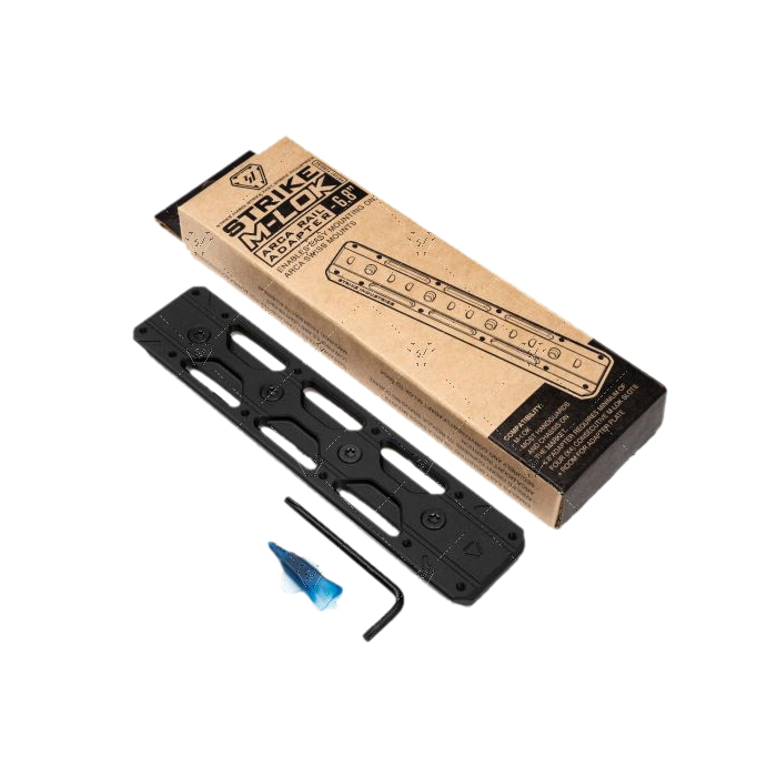 Strike Industries M-LOK ARCA Rail Adapter 6.80", Black - Versatile Rail Adapter for Enhanced ARCA and M-LOK Compatibility - SI-ARCA-RAIL-6.8-BK - Strike Industries