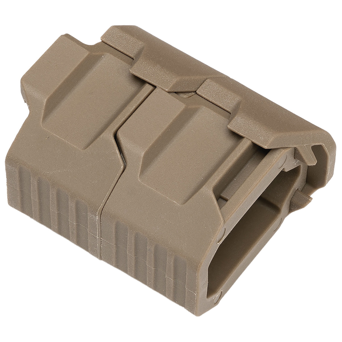 Strike Industries M-LOK Stacked Angled Grip Extension, Flat Dark Earth - Tactical Grip Extension for Superior Handling - SI-AR-CMS-SAF-EXT-FDE - Strike Industries