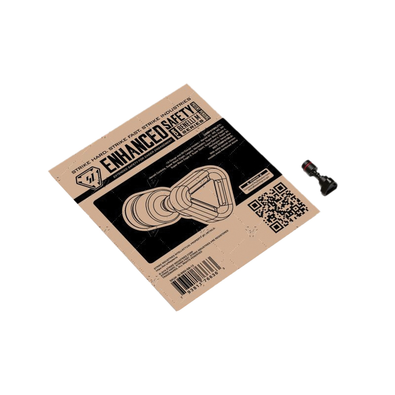 Strike Industries Enhanced Safety Selector for Benelli M1/M2/M3/M4 in Black - Upgraded Safety for Benelli Shotguns - SI-BM2-SB-12 - Strike Industries