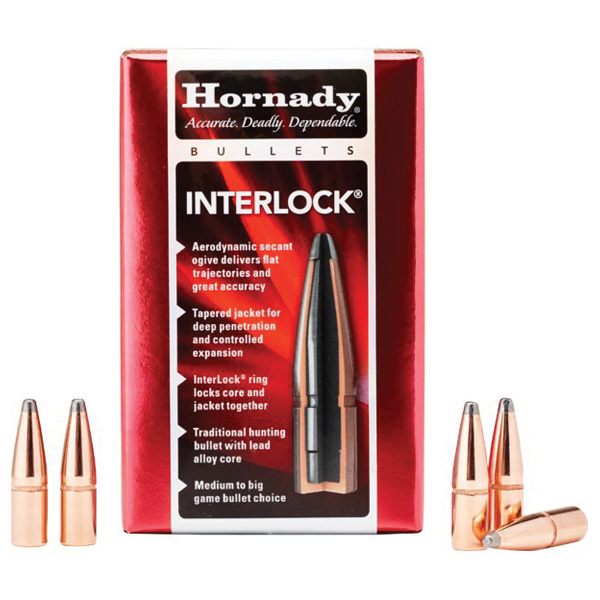 Hornady InterLock 7mm 139 gr BTSP Rifle Bullet, 100/box - 2825 - Hornady