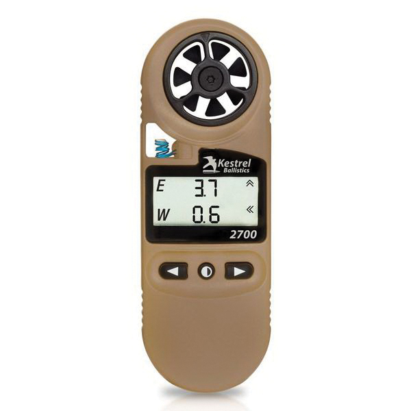 Kestrel Kestrel 2700 30' Waterproof Ballistics Weather Meter, Tan - 0827LTAN - Kestrel