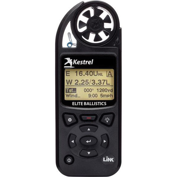 Kestrel Kestrel 5700 Elite 100' Waterproof Shock Resistant Weather Meter Link w/ Applied Ballistic, Black - 0857ALBLK - Kestrel