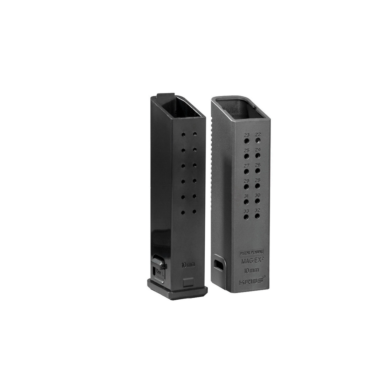Kriss MagEx2 .45 ACP Extension Kit - KVAMX2K45BL00 - Kriss
