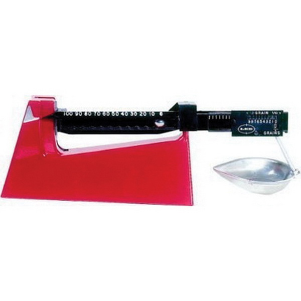 Lee Precision 100 gr Steel/Phenolic/Aluminum Safety Powder Scale, Red/Black - 90681 - Lee Precision, Inc.