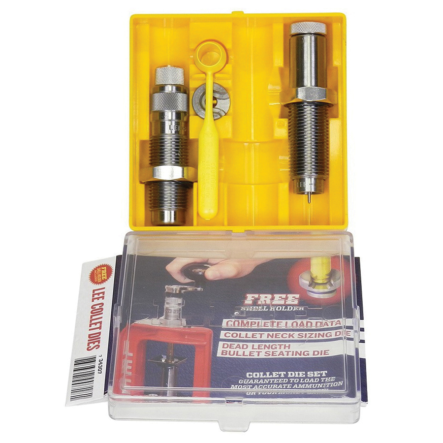 Lee Precision Collet .338 Win Steel Die Set w/ Shell Holder - 90721