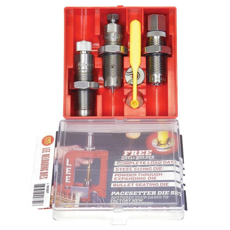 Lee Precision PaceSetter .38-55 Win Steel 3-Die Set w/ Shell Holder and Powder Through Expanding Die - 90762 - Lee Precision, Inc.