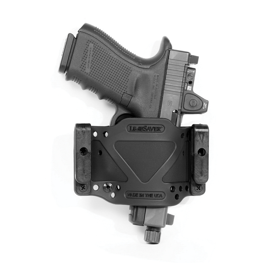 Limbsaver CrossTech Compact Ambidextrous IWB/OWB Clip-On Gun Holster, Black - 12507 - Limbsaver