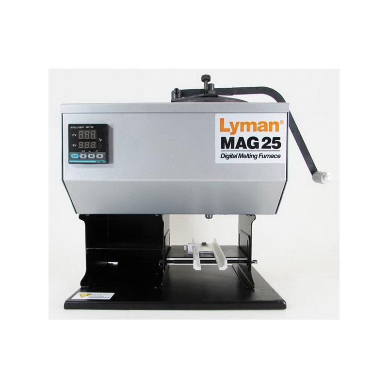Lyman Mag 25 115 V 850 W Universal Digital Melting Furnace, 25 lb, Gray - 2800382 - Lyman
