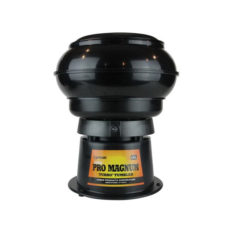 Lyman 2500 Pro Magnum 2 gal 13" Bowl 115 V Aluminum Tumbler, Black - 7631692 - Lyman