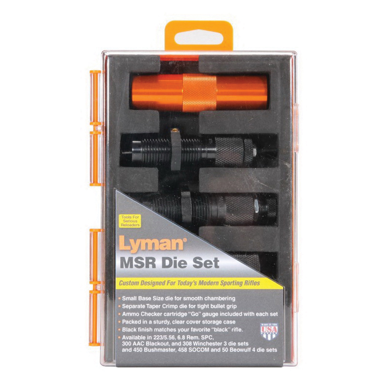 Lyman MSR Precision Die System .300 Blackout 3-Die Set - 7690104 - Lyman