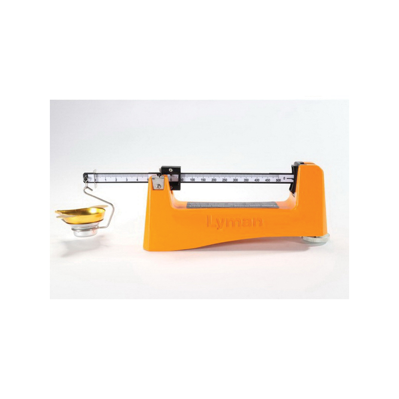 Lyman Brass Smith 500 Aluminum Reloading Scale, Orange - 7752225 - Lyman