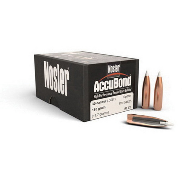 Nosler AccuBond .22 70 gr SBT Rifle Bullet, 50/box - 53780 - Nosler