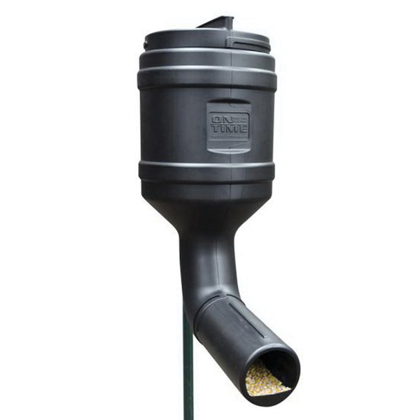 On Time Feeders 80 lb Plastic T-Post Gravity Feeder - 71800 - On Time