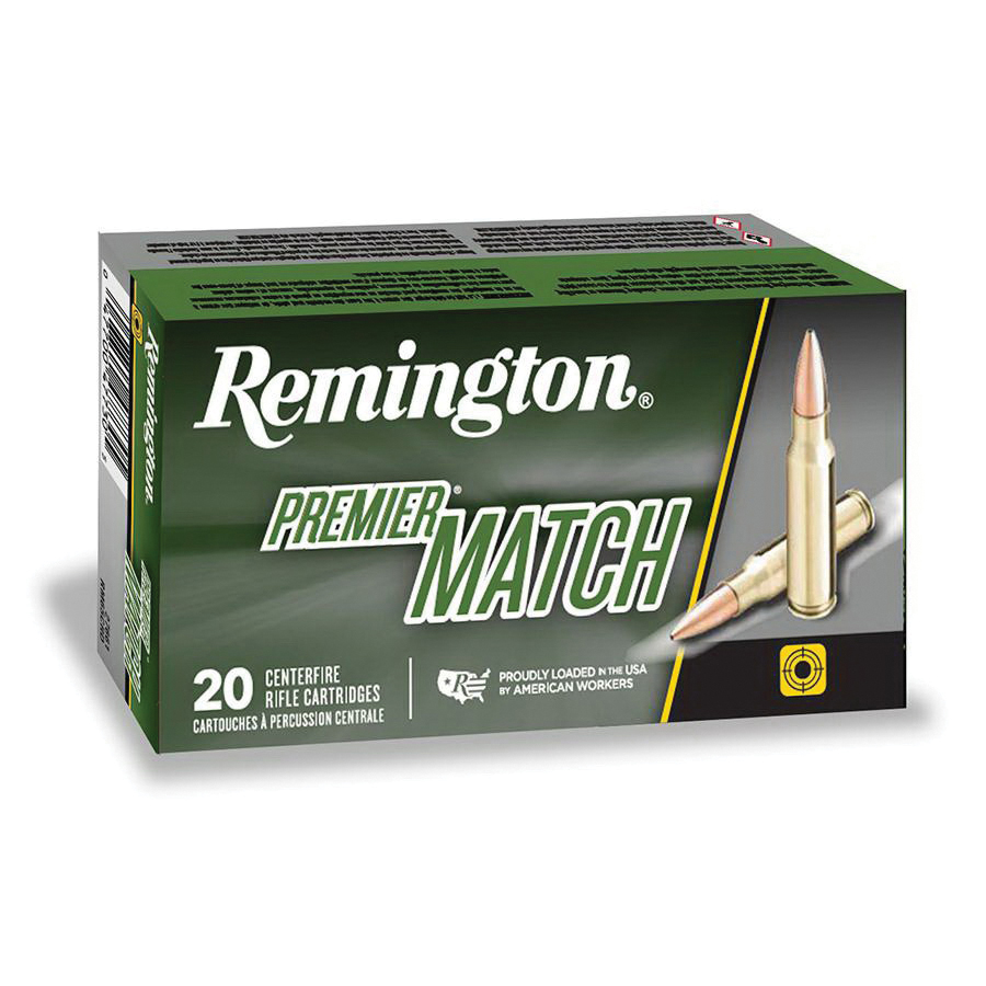 Remington Premier Match 145 gr OTMBT 6.5 PRC Ammo, 20/box - RM65PRC01 - Remington