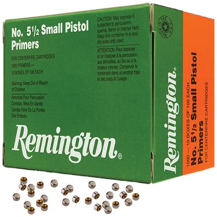 Remington Remington Centerfire Primer for 5-1/2 Small Pistol - X22626