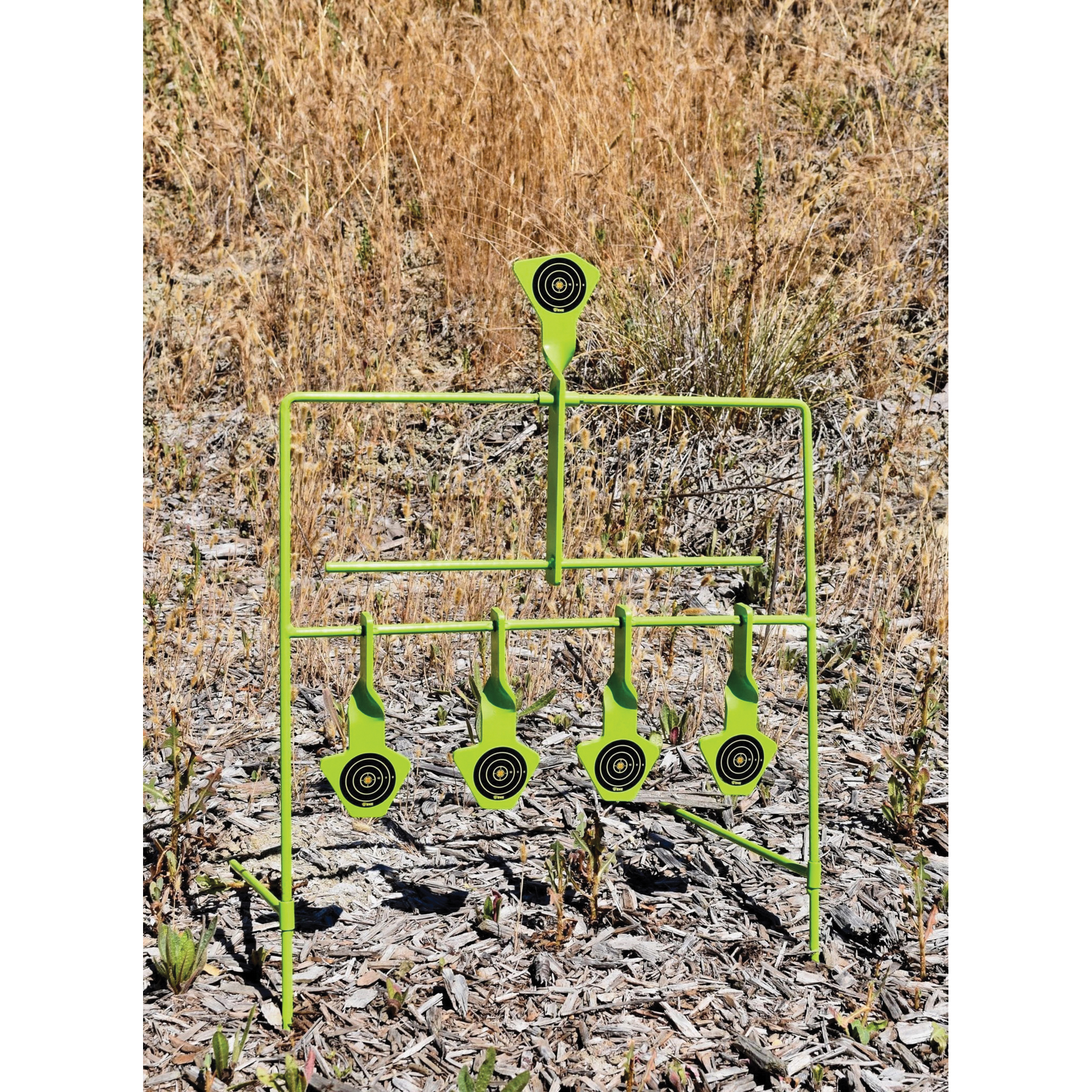 SME 2.25" Dia 4-Leg Design Reactive Resetting Target, Black - SME-ST22RES