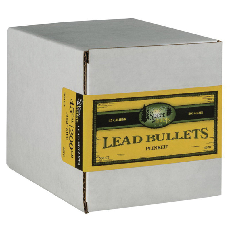 Speer .45 200 gr LSWC Handgun Bullet, 500/box - 4678 - Speer