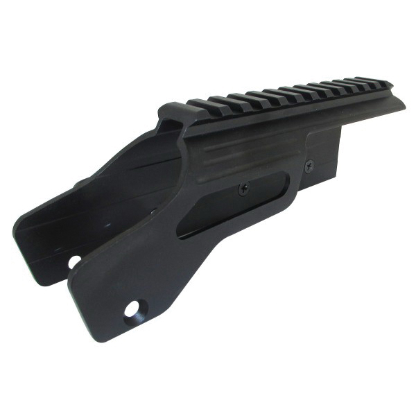 TacStar Rail Mount w/ Sidesaddle for 12 Gauge Mossberg 500 Shotgun Receivers - 1081029 - Tacstar