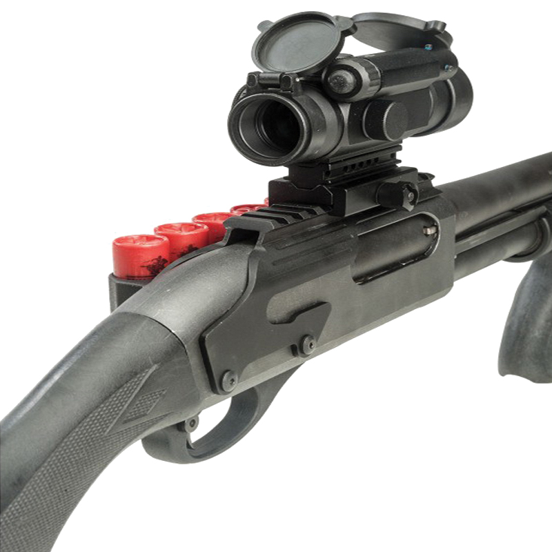 TacStar Rail Mount w/ Sidesaddle for 12 Gauge Remington 870 Shotgun Receivers - 1081035 - Tacstar