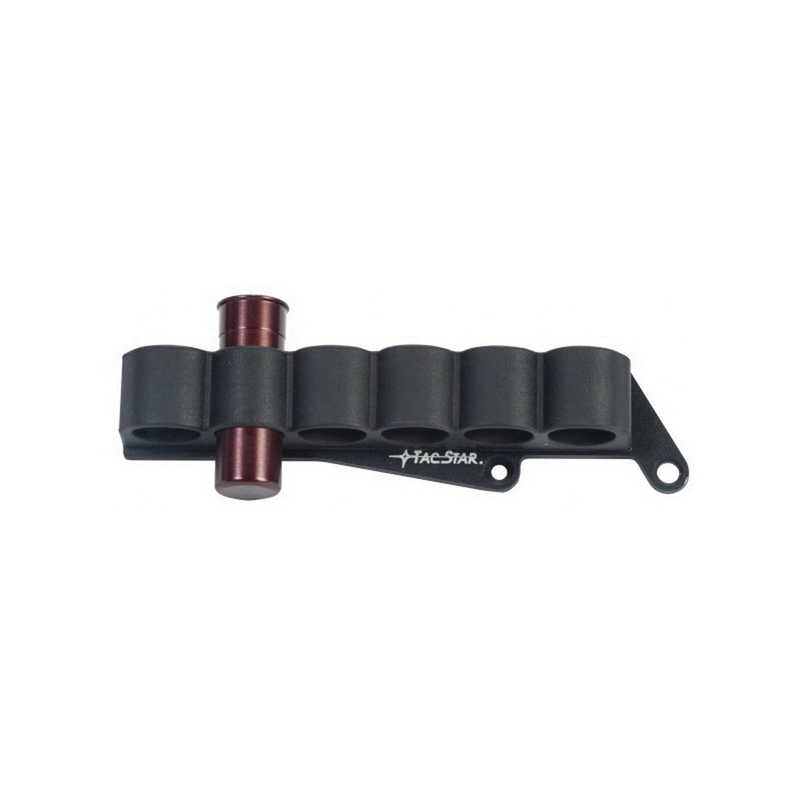 TacStar Slimline SideSaddle 12 Gauge Shotshell Carrier for Remington 870/1100/1187 Shotguns, Matte Black - 1081211 - Tacstar