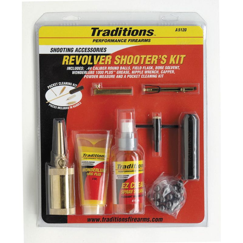 Traditions Sportsman's Kit for 44 Cal Revolvers - A5120 - Traditions Performance Firearms