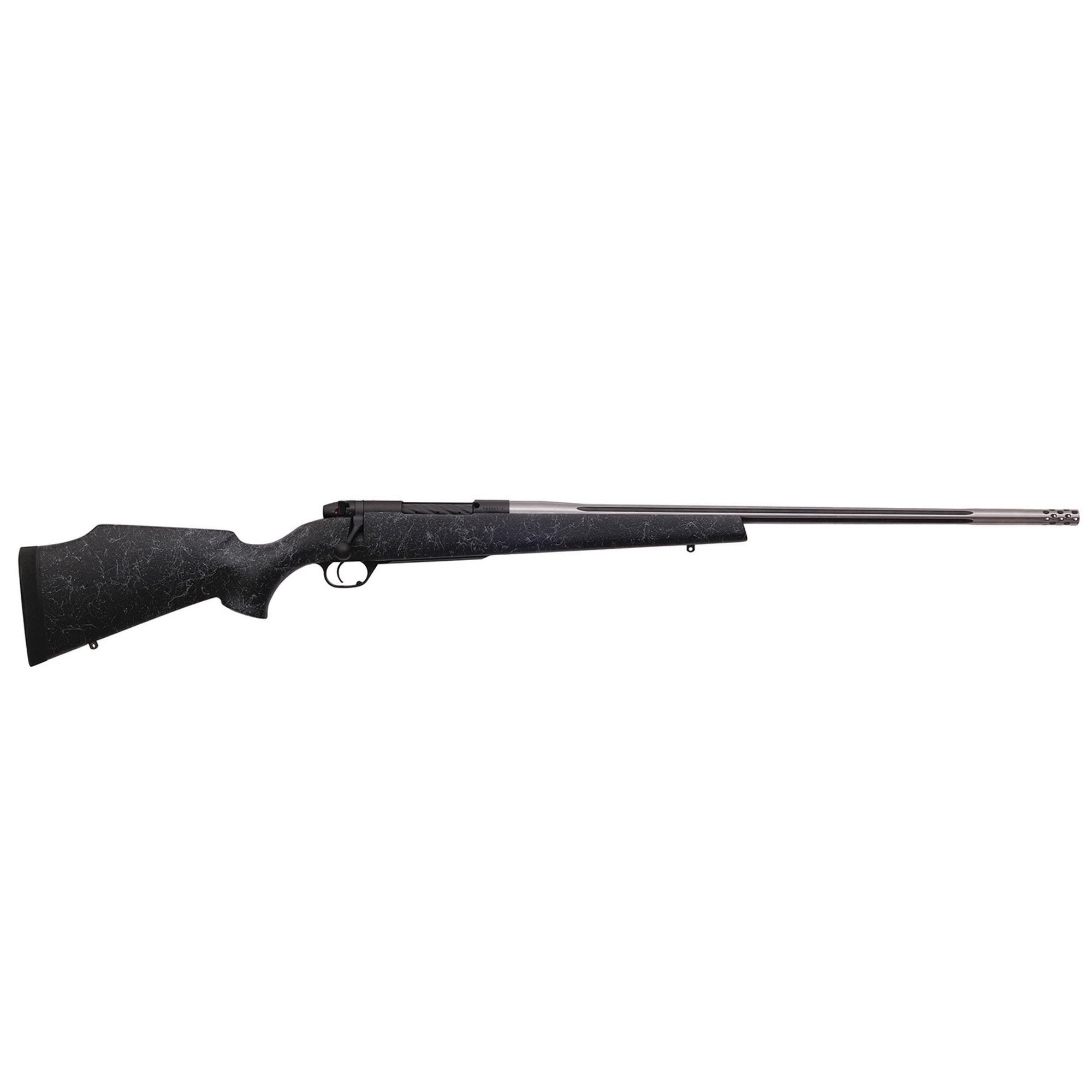 Weatherby Mark V Accumark .257 Weatherby Mag Bolt Action LH Rifle, Matte Gel Coated Black - MAM01N257WL8B - Weatherby
