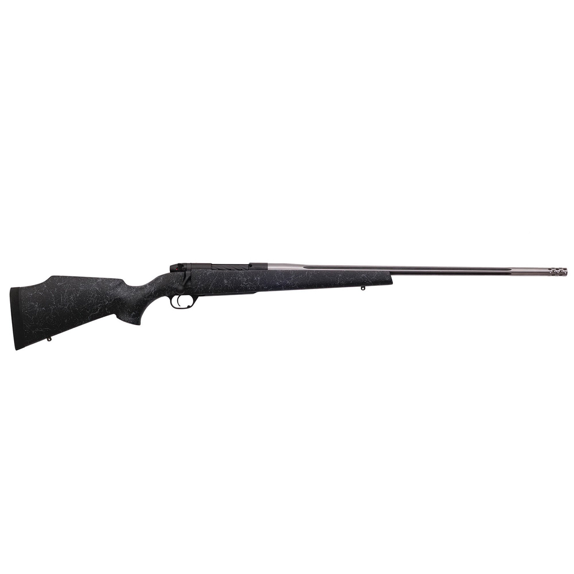 Weatherby Mark V Accumark .257 Weatherby Mag Bolt Action LH Rifle, Matte Gel Coated Black - MAM01N257WL8B