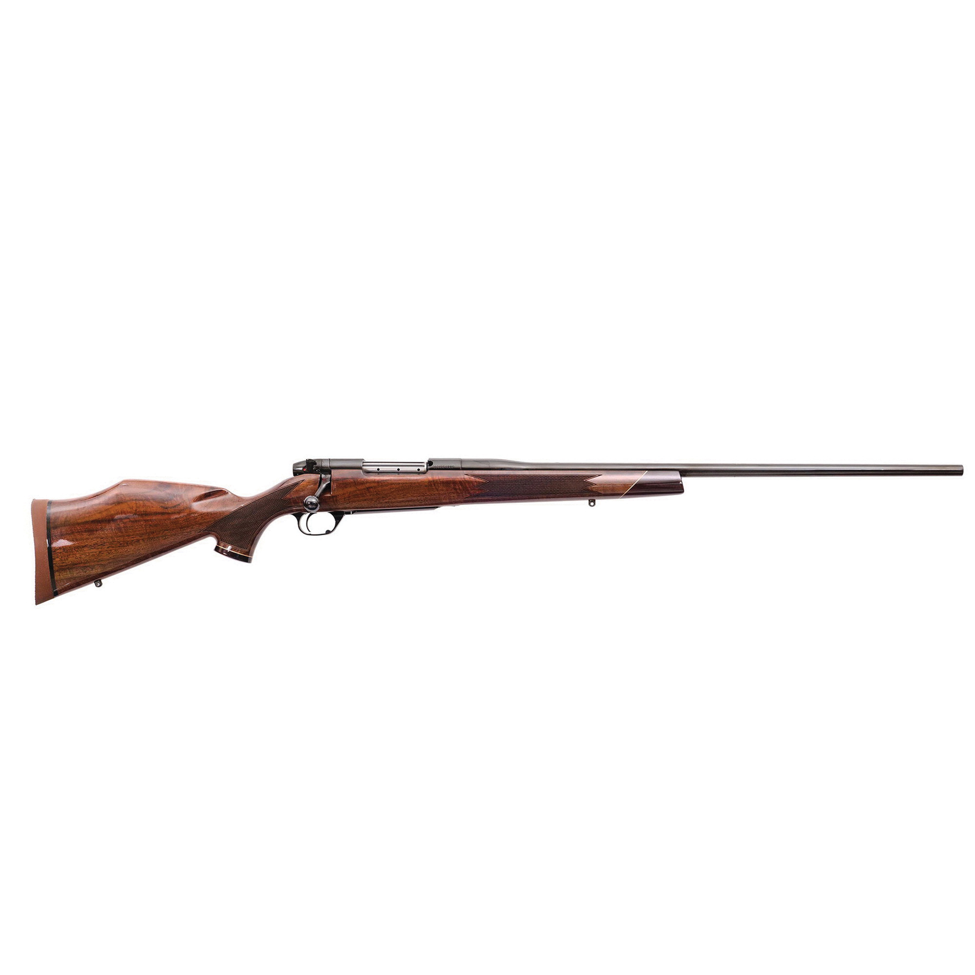 Weatherby Mark V Deluxe .300 Weatherby Mag Bolt Action Rifle, Gloss AA Brown - MDX01N300WR6O - Weatherby