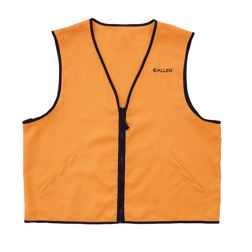 Allen Deluxe Blaze Polyester Small Hunting Vest, Orange - 15764