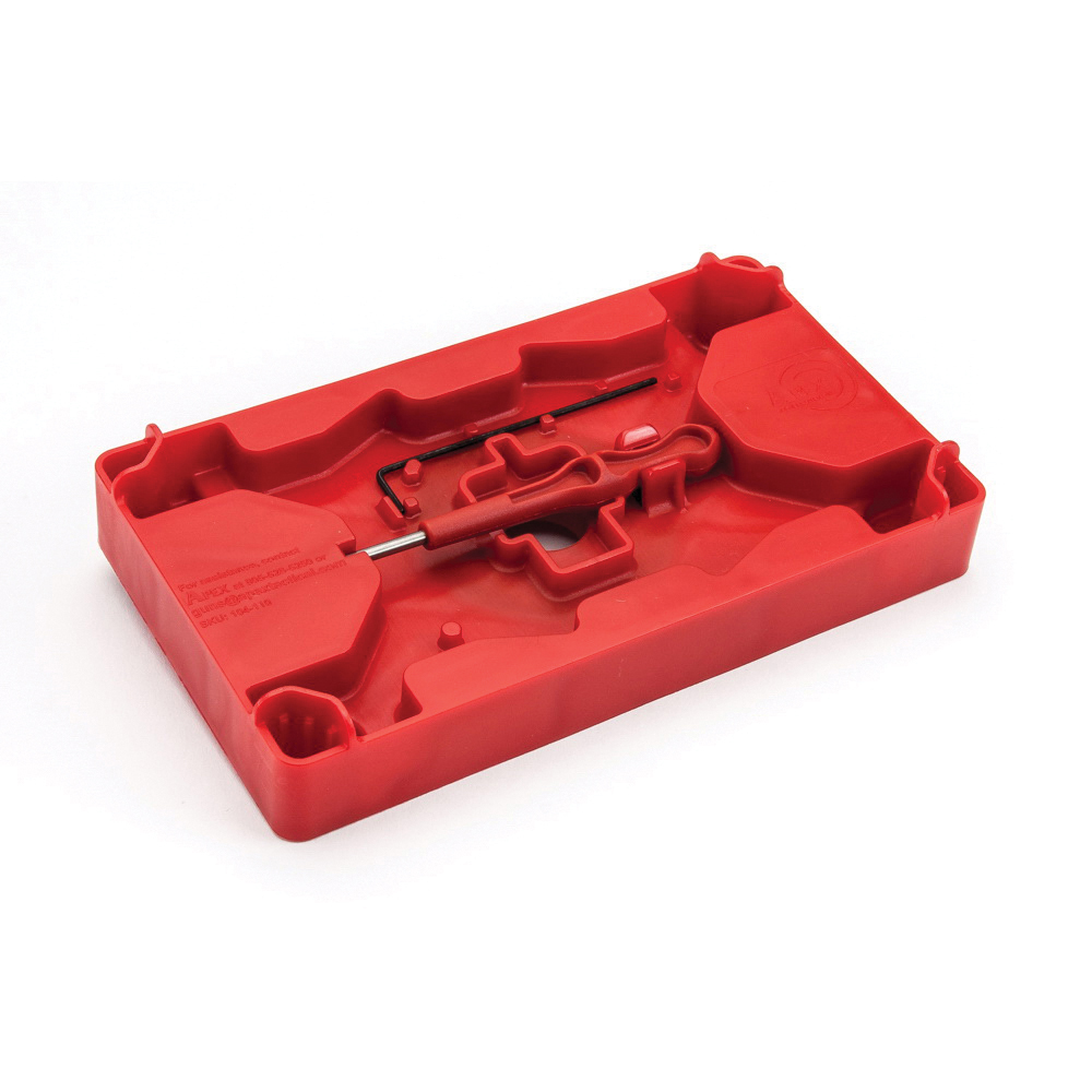 Apex Tactical Specialties Armorers Tray and Pin Punch, 7" L x 4" W x 1.5" H - 104110