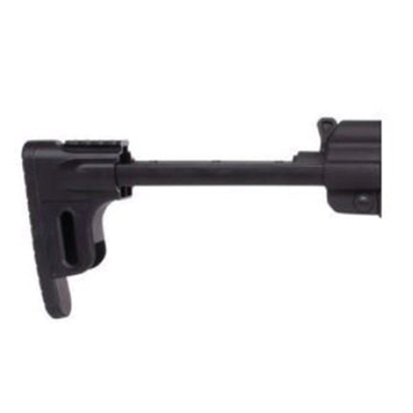 ATI GSG-16 Polymer Retractable Stock w/ Mag Holder, Black - GER4020108