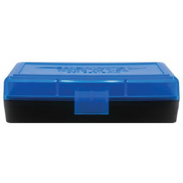 Berrys Bullets 401 .380/9mm 50 Round Flip-Top Ammo Box, Blue/Black - 53852 - Berrys Bullets