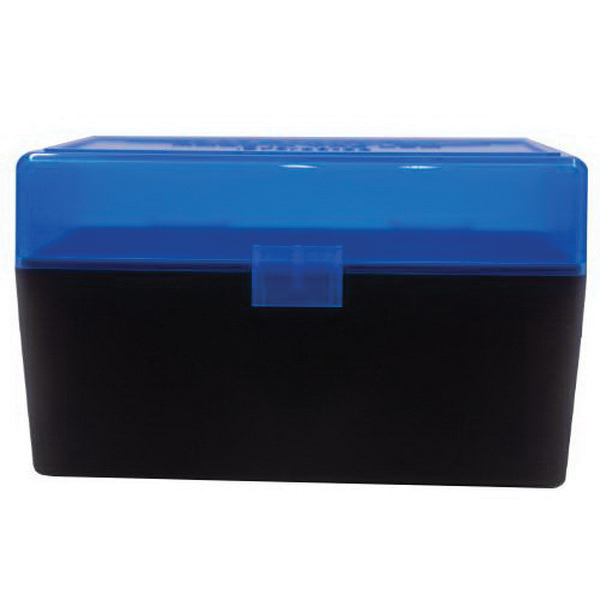 Berrys Bullets 409 .243 Win/.308 Win 50 Round Flip-Top Ammo Box, Blue/Black - 82467 - Berrys Bullets