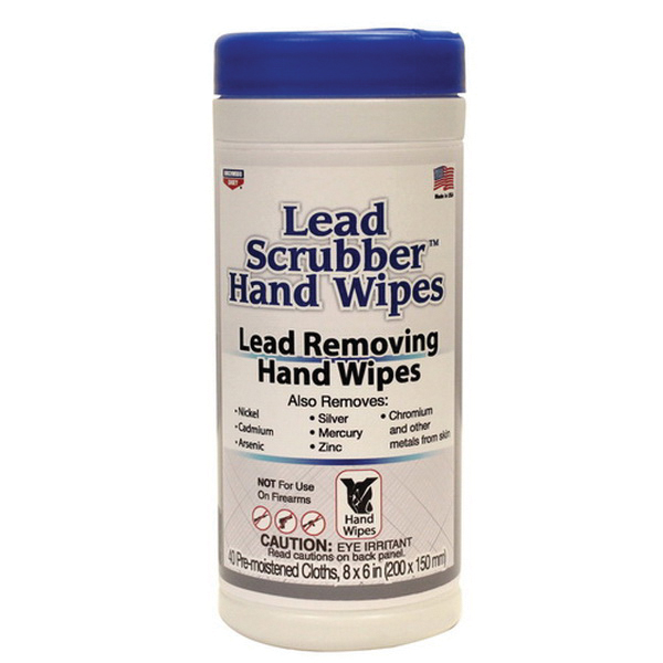 Birchwood Casey Lead Scrubber Hand Wipes, 8" x 6", 40/pack - 32440 - Birchwood Casey