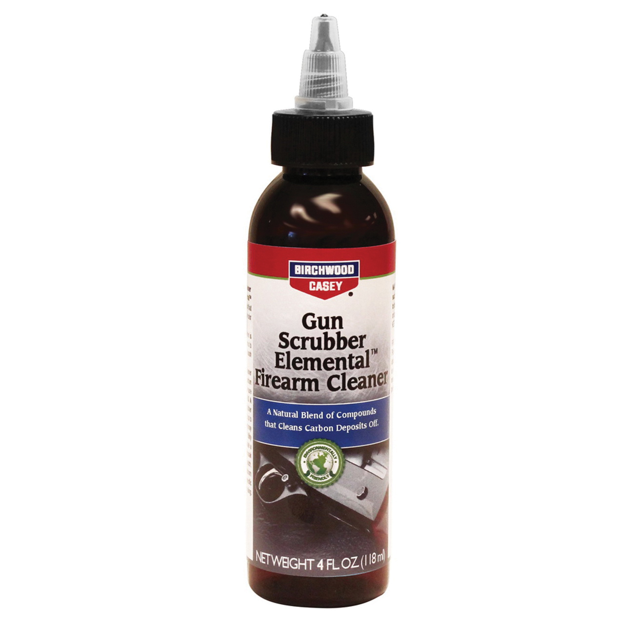 Birchwood Casey Gun Scrubber Elemental Cleaner, 4 oz Bottle - 33424