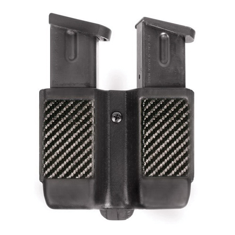 Blackhawk Single Stack Double Magazine Case, Matte Black - 410510PBK - Blackhawk!