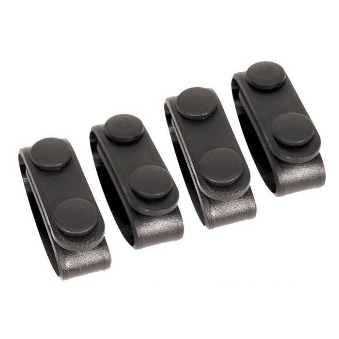 Blackhawk Molded Belt Keeper for 2" and 2.25" Duty Belts, Black, 4/pack - 44B300BK - Blackhawk!