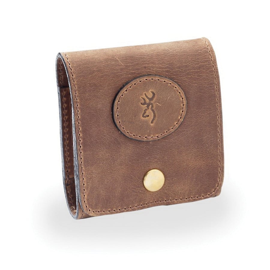 Browning Crazy Horse Regular Magnum Cartridge Case, Smooth Brown - 12199 - Browning
