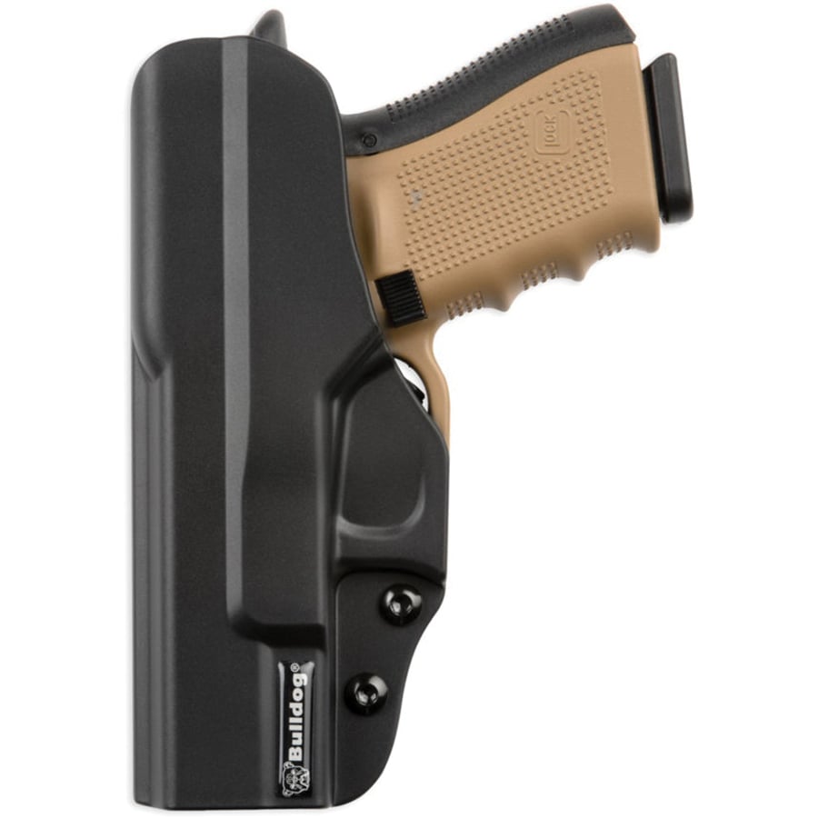Bulldog Cases Inside Pants Right Hand S&W M&P Shield 40 & 9mm IWB Holster w/ Metal Clip, Black - PIPSWMPS - Bulldog