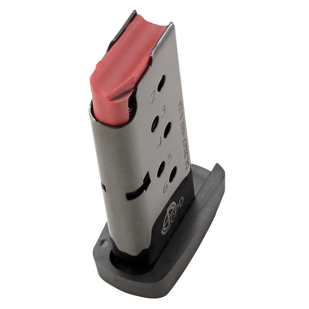 C Products Defense 6 Round .380 ACP Detachable Magazine, Black - 6X38141205RCPD - C Products Defense