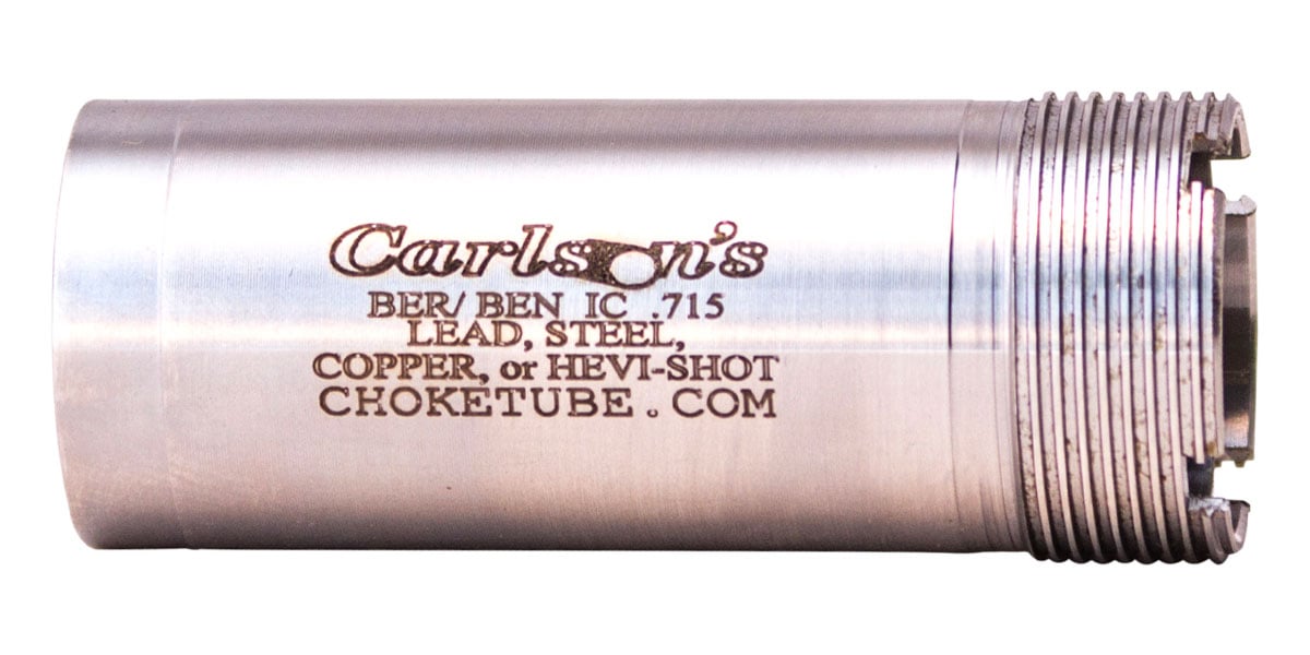 Carlsons Replacement Improved Cylinder Flush 12ga Choke Tube, Fits Benelli/Bereta - 56613 - Carlson's Choke Tubes