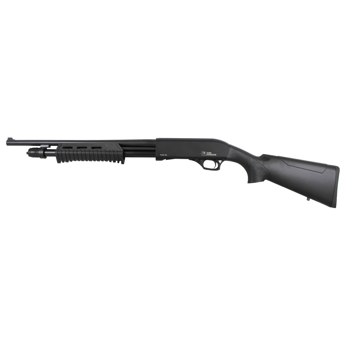 Iver Johnson Arms Turkey 20 Gauge 18.50" Pump Action Shotgun, Black - PAS20 - Iver Johnson Arms