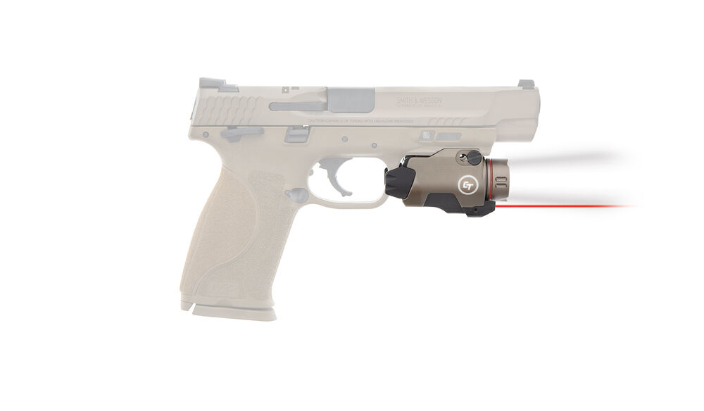 Crimson Trace CMR-207 Rail Master Pro Red Laser Sight w/ Tactical Light, FDE - CMR207FDE - Crimson Trace