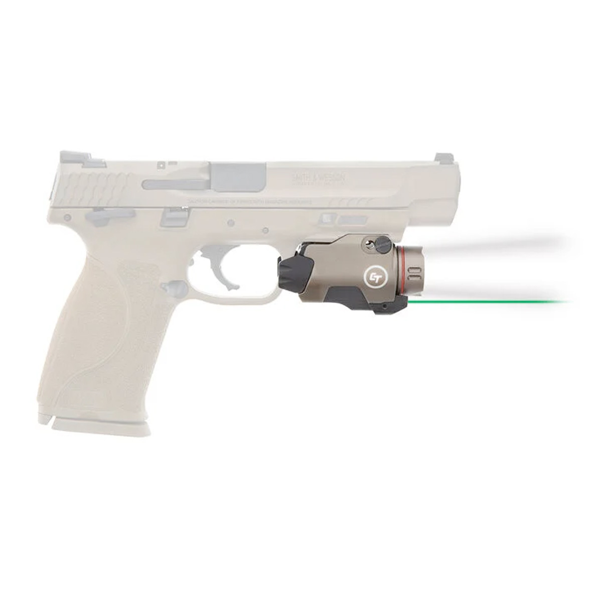 Crimson Trace Rail Master Pro Green Laser Sight and Tactical Light, FDE - CMR207GFDE - Crimson Trace