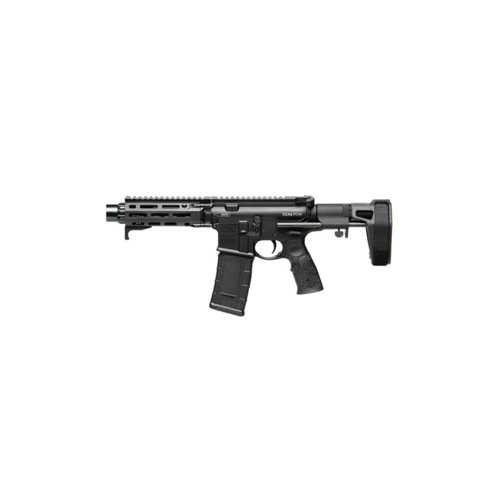 Daniel Defense DDM4 PDW .300 Blackout AR Pistol, Hardcoat Anodized Black - 02-088-22070-67 - Daniel Defense