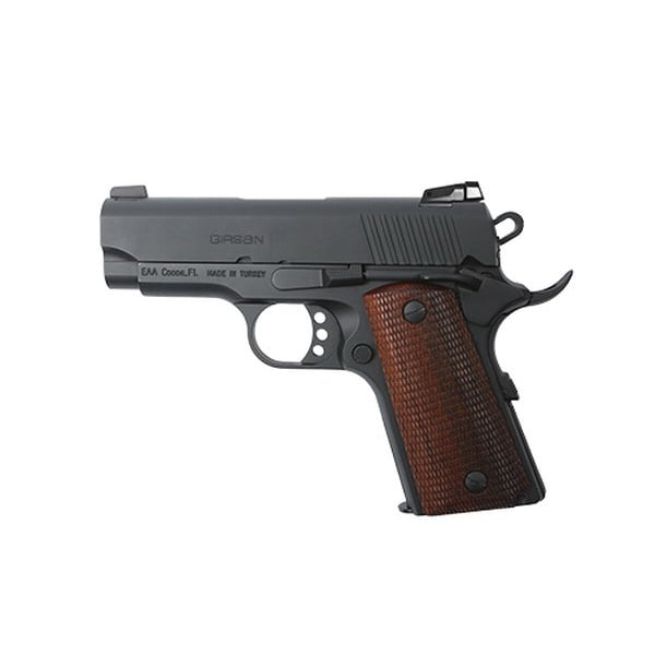 EAA Corp Girsan MC1911SC (Officer) 9mm Pistol, Blk - 390045