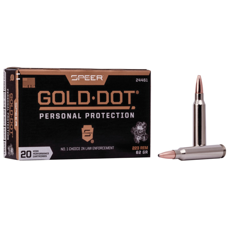 Speer 62 gr GDSP .223 Rem Ammo, 20/pack - 24461 - Federal