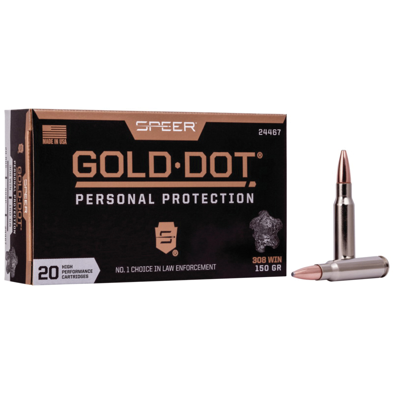 Speer 150 gr GDSP .308 Win Ammo, 20/pack - 24467 - Federal