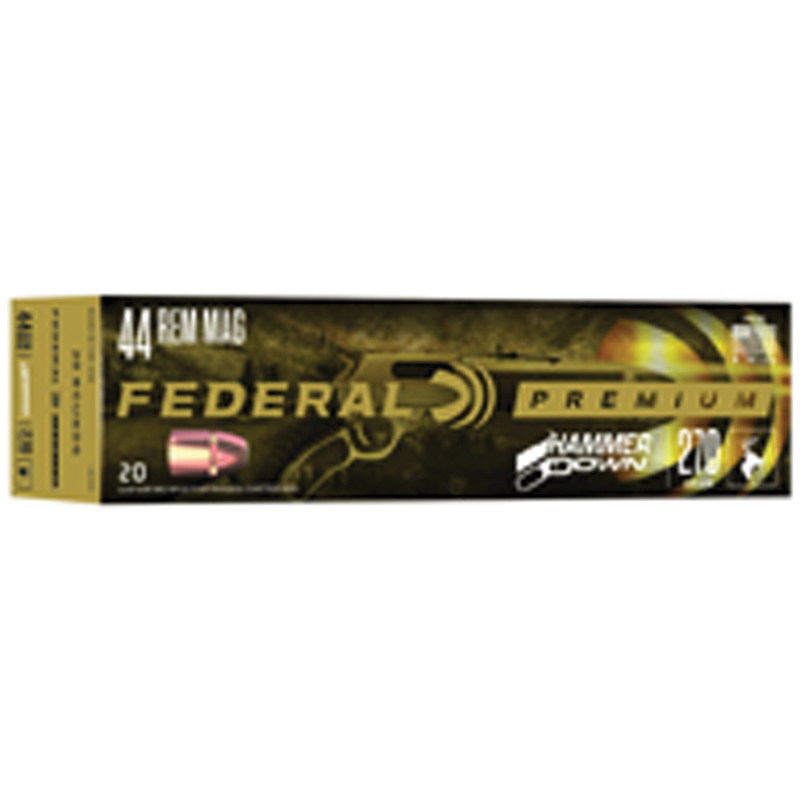 Federal HammerDown 270 gr .44 Rem Mag Ammo, 20/pack - LG441 - Federal